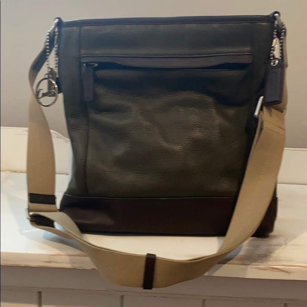 Coach messenger bag.